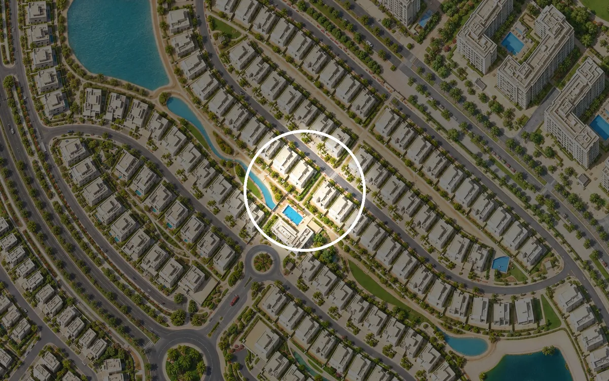 Address Villas Hillcrest sur la carte de Dubai Hills Estate