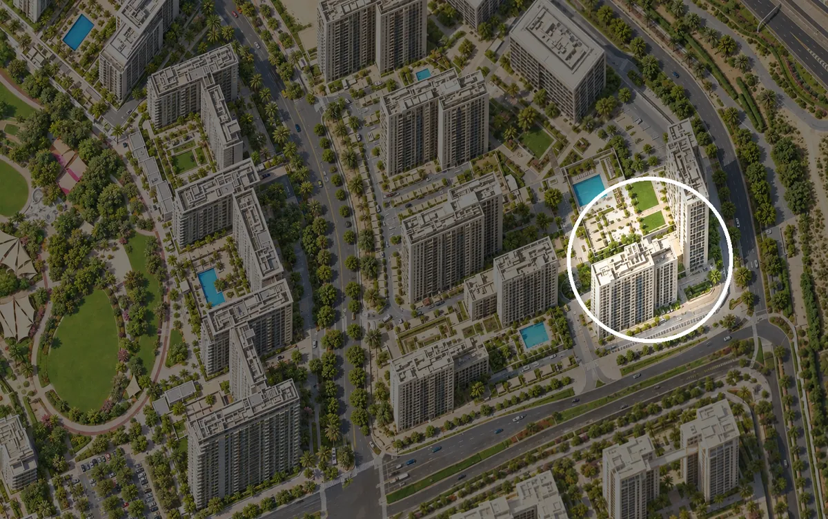 Collective 2.0 на картине района Dubai Hills Estate