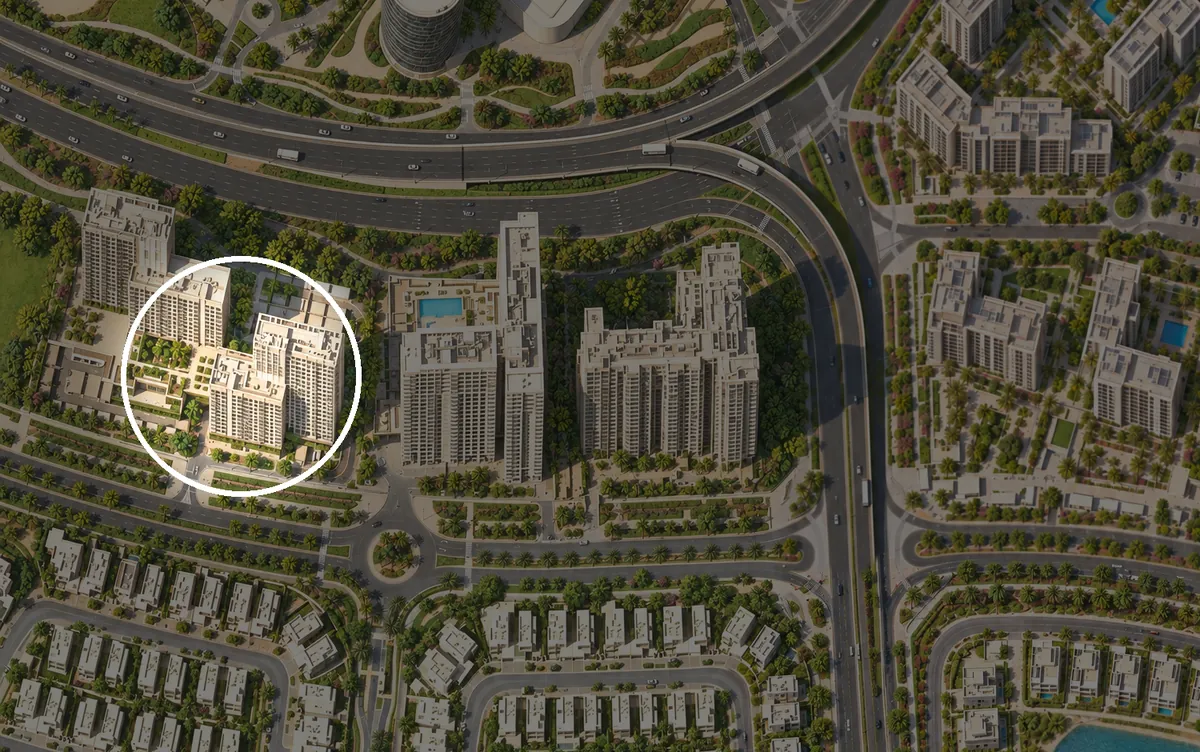 Collective на картине района Dubai Hills Estate