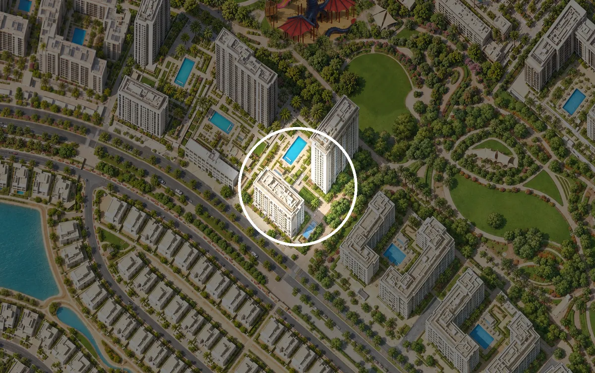 Park Field auf der Gebietskarte von Dubai Hills Estate