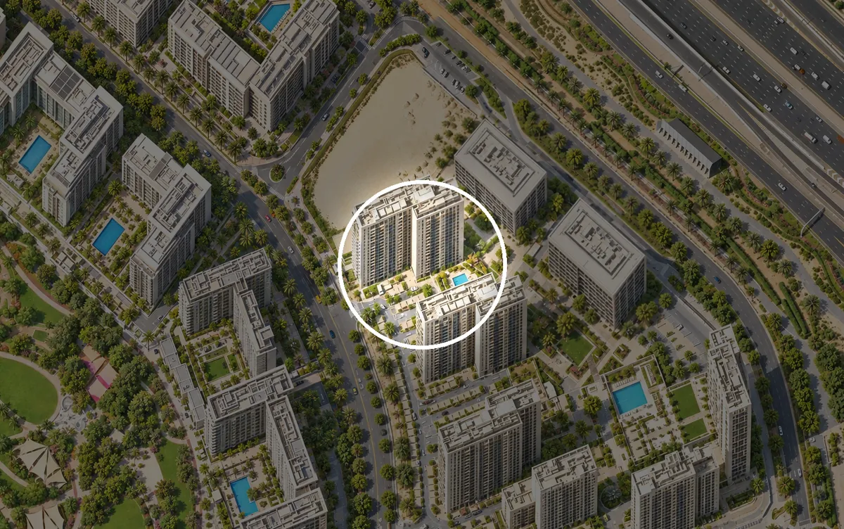 Park Heights I على خريطة توضيحية لمنطقة Dubai Hills Estate