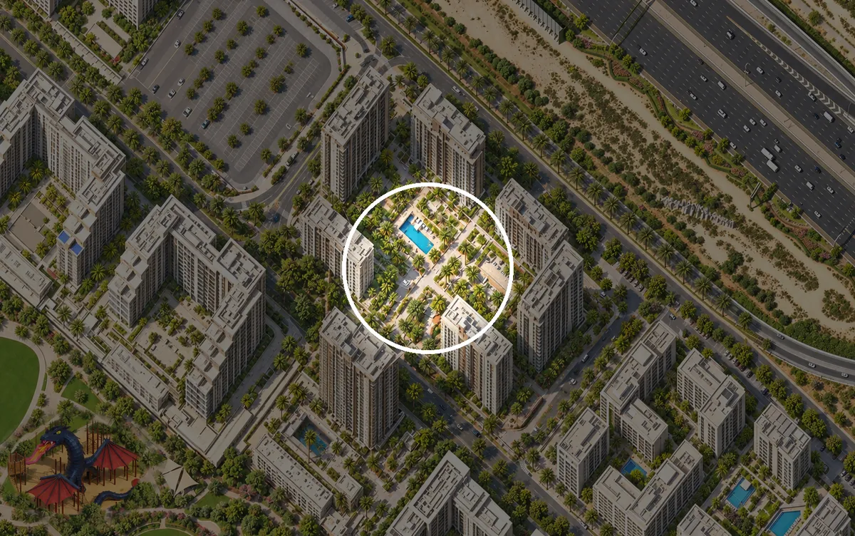 Park Lane, Interiors by Vida على خريطة توضيحية لمنطقة Dubai Hills Estate
