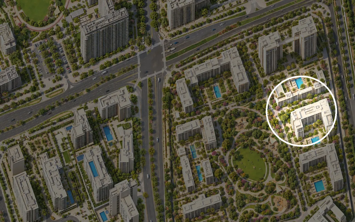 Parkwood auf der Gebietskarte von Dubai Hills Estate