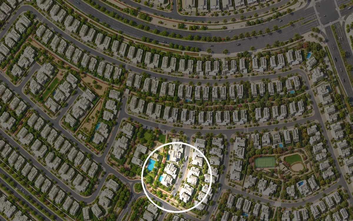 Sidra 3 على خريطة توضيحية لمنطقة Dubai Hills Estate