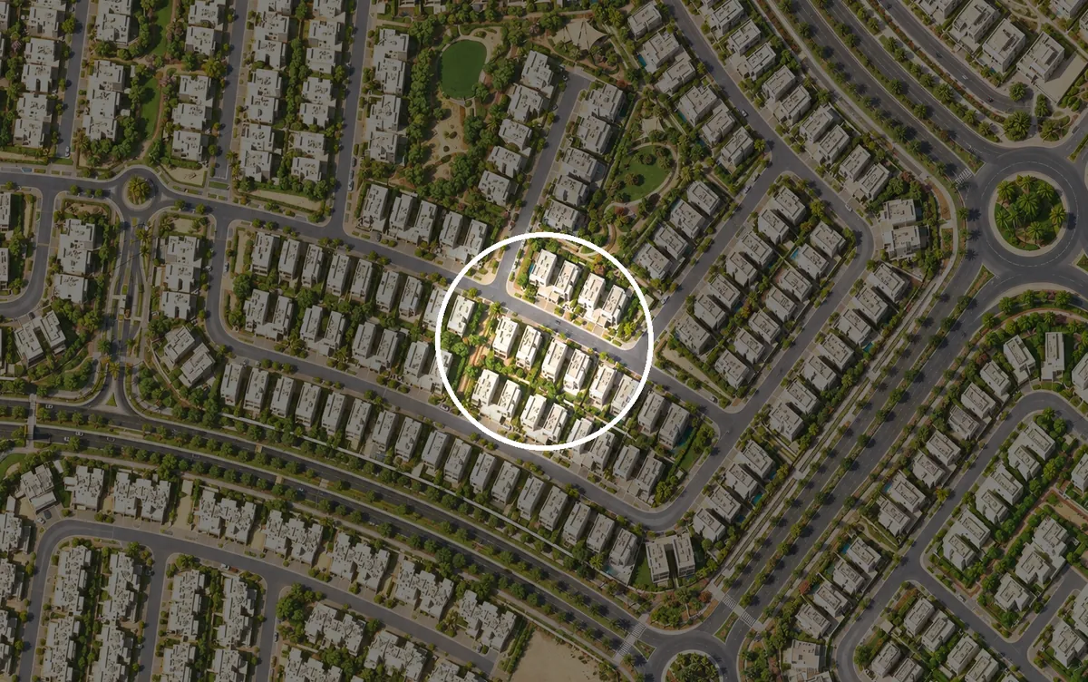 Sidra на картине района Dubai Hills Estate